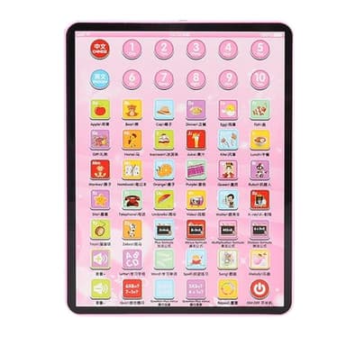 Tableta De Aprendizaje, Diseño Seguro Y Apto Para Niños, 15,5x12x1,5 Cm, Tableta De Juguete Para Desarrollo Temprano, Tabletas Educativas Para Niños, Sensibilidad Táctil Mejorada, Para N-iños De 2 A 5