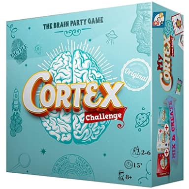 Asmodee| Cortex Challenge | ¡Desafia a tu Cerebro con Este Divertivo Juego de Cartas! | A Partir de 8 Años | De 2 a 6 Jugadores | 15 Minutos por Partida | Multilenguaje (Incluye Español)
