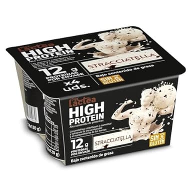 Yogur de stracciatella alto en proteínas Dia Láctea pack 4 x 120 g