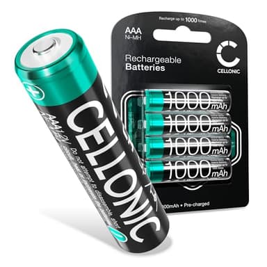 CELLONIC 4X AAA Batería Repuesto para Siemens Gigaset A400, A415, AS405, A510, AS690, C430, C530HX, CL660HX, E560, E290A Pila 4X AAA Micro LR03 1000mAh, Pila Recargable para Teléfono Inalámbrico