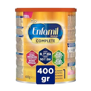 Enfamil Premium Complete 1 Leche infantil 400 g, para Lactantes de 0 a 6 Meses de Edad Fórmula para Bebés Recién Nacidos