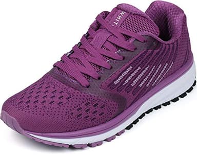 WHITIN Zapatillas de Deporte Hombres Mujer Running Zapatos para Correr Gimnasio Sneakers Deportivas Morado 40