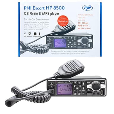 Radio CB y Reproductor de MP3 PNI Escort HP 8500 ASQ Incluye Auriculares con micrófono