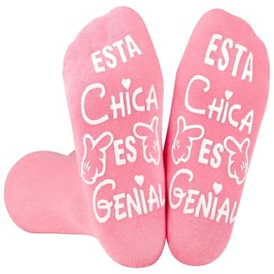 Rebundex Regalo Niña 10 11 12 13 14 15 Años Calcetines Niña 35-38 Calcetines Antideslizantes Niña Regalo Adolescentes Chicas Regalos Chicas Regalos para Niñas