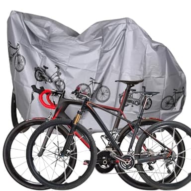 Funda Bicicleta para Bicicletas,Funda Bicicleta Impermeable,Funda para Bicicletas Exterior,Funda de Bici Cubierta Protector,Protector al Aire Libre para Bici,Contra Sol,Lluvia, Polvo y Rayos UV