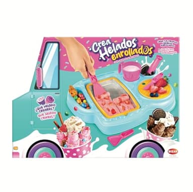 Bandai Zap Chef - Máquina de helado instantánea, crea deliciosas golosinas en cuestión de minutos con el laboratorio enrollado de Zap Chef, perfecto para niños, juego de máquina de rollos de helado