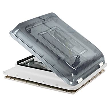 Fiamma Turbo Vent Crystal Polar Control - Claraboya con termostato para caravana o autocaravana (40 x 40 cm)