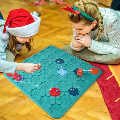 Weinsamkeit Construcción Lógica de Carreteras Juegos, Juego de Mesa Stem, Grandes Rompecabezas Educativos Inteligentes, Juguetes Preescolares para Niños y Niñas de 4 a 8 Años, 57x57cm