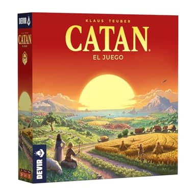 Devir - Catan, Juego de Mesa, 3-4 jugadores, Juego de Mesa Familiar, Juego de Mesa para jugar con Amigos (BGCATAN)