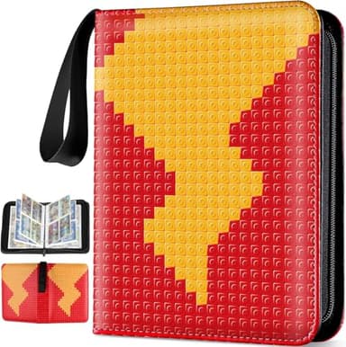 Album Cartas Pokemon, Álbum Cartas para Pokemon - Carpeta Tarjetas, Album para Tarjetas, Album Cromos Cartas 55 páginas 440 Cartas Capacidad