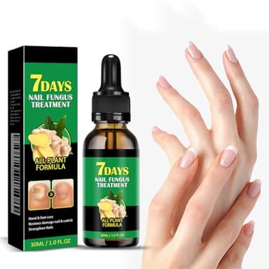 CHANGYUE Tratamiento de hongos en las uñas, tratamiento de uñas de jengibre soporte de uñas Cuidado de las uñas, cuidado del aceite de la cutícula de la uña, suero de crecimiento de uñas de