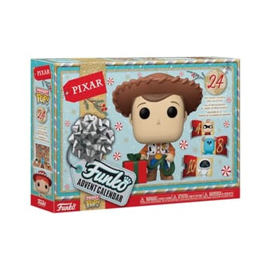 Funko Advent Calendar: Pixar 2024 - Pixar Collection - 24 Días de Sorpresas - Minifigura de Vinilo Coleccionables - Caja Misteriosa - Idea de Regalo - Holiday Xmas para Chicas y Chicos