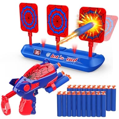 Dreamlandia Juguetes Niño 4 5 6 7 8-12 Años, Pistola Nerf para Niños Juguetes Niño Regalos Niño 5 6-14 Años Pistola de Fogueo Juguetes Niñas Pistola Juguete Juegos Al Aire Libre