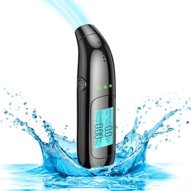 Alcoholímetro Homologado dgt, Alcoholímetro Portátil Certificado Profesional Digital Recargable por USB Alcoholimetro Sensor semiconductor A8