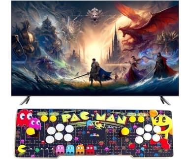 Maquina Arcade 2026.Consola de Juegos , 29900 Juegos, Juegos Retro, 2-4 Jugadores, Compatible con Juegos 3D para PC, proyector y TV