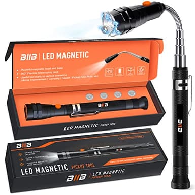 BIIB Regalos Originales para Hombre, Gadgets Tecnológicos, Herramienta Magnética con LED, Cumpleaños Hombre y Mujer, Día del Padre, San Valentín