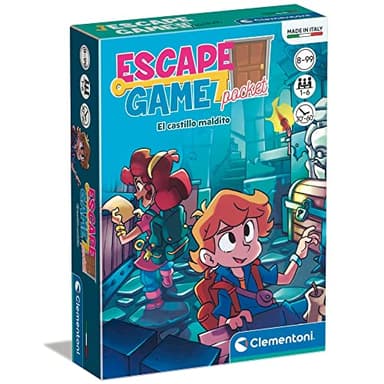 Clementoni - Escape Room- Castillo Juego de Mesa Familiar a Partir de 8 años (55459)