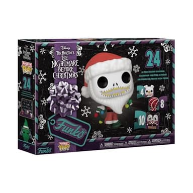 Funko Pocket Pop! Countdown Calendar: The Nightmare Before Christmas - TNBC- Calendario de Adviento - 13 Días de Sorpresas - Minifigura de Vinilo Coleccionables -Caja Misteriosa