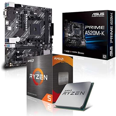 Memory PC Upgrade-Kit Ryzen 5 5600G 6X 3.9 GHz, 16 GB DDR4, A520M-A II, Completamente montado + actualización de bios + Probado