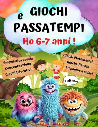 HO 6-7 ANNI ! Giochi Intelligenti e Passatempi Educativi per Bambini Svegli. Libro Attività Scuola Primaria: Schede Didattiche Divertenti -Enigmistica ... Parole Intrecciate. Ediz. a colori