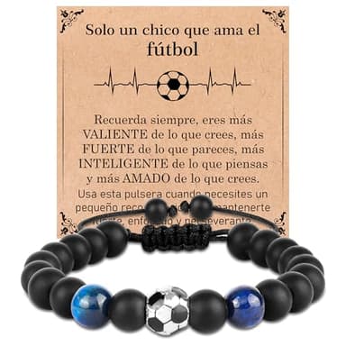 Rebundex Futbol Pulsera de Regalos Regalos Futbol Niños Regalos de Futbol para Niños Cumpleaños Regalos Adolescentes 8~18 Años Regalos Chico Originales Jovenes Regalos Unisex Niños Navidad Regalo Futb