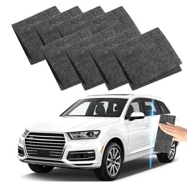 Haoutdory 8 Paños Nano Sparkle,Paños Mágicos Quitarañazos para Coche,Reparación de Arañazos Superficiales y Pulido de Pintura,Reutilizable para Todo Tipo de Colores y Superficies