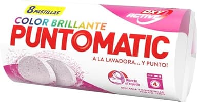 Puntomatic Color | Detergente en Pastilla para Lavadora | 8 pastillas - 4 Lavados