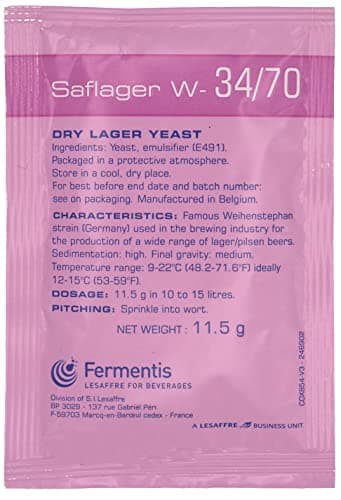 Levadura de cerveza Fermentis US-05 W 34/70 S-33 S-23 fermentada superior fermentada inferior (W 34/70)