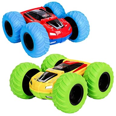m zimoon Monster Truck, Coches de Juguetes Niños 2 Años, Coches de Tracción y Fricción Juguetes 2 Pack, Camiones Monstruo Regalo para Niños Niñas de 3 4 5 6 7 8 Años