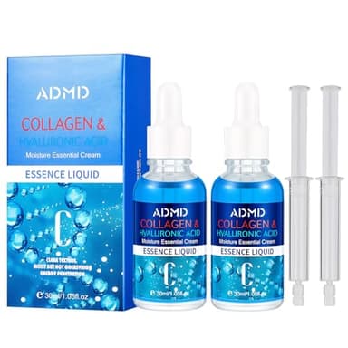 2 Pcs Exosomas Facial Dermapen Ampollas Dermapen Acido Hialuronico Calma La Piel E Hidrata Profundamente Unifica Eficazmente El Tono De La Piel con 2 Pcs Botella Con Varilla De Empuje