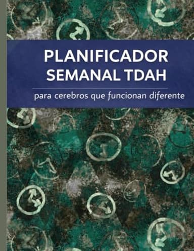 Planificador Semanal TDAH para Adultos: Agenda Sin Fecha 26 Semanas para Concentración, Organización y Gestión del Tiempo: Sistema de Planificación ... Victorias y Patrones que Realmente Fun