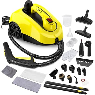 TVD Limpiador a Vapor Limpiador a Vapor con Cable de Corriente Extra Largo de 5m para Vapor, Horno, Alfombras, Sofá, Tapicería, Chinches