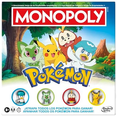 Juego de Mesa Monopoly Edición Pokémon - Versión en español Portugues