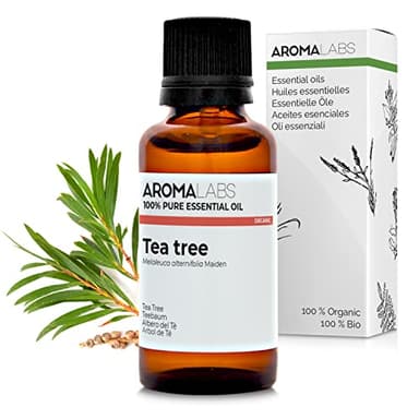Árbol del Té BIO (Melaleuca alternifolia) - 30 mL - Aceite Esencial Quimiotipado y Certificado AB - Defensas naturales - Aroma Labs