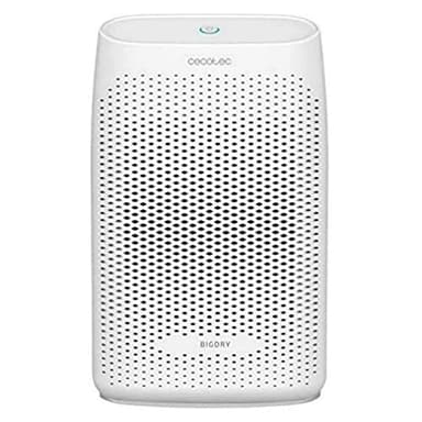 Cecotec BigDry 2000 Essential Deshumidificador, 300 ml/día, depósito extraíble de 0,7 litros, Cobertura hasta 15 m2, Filtro extraíble y Lavable, Apagado automático