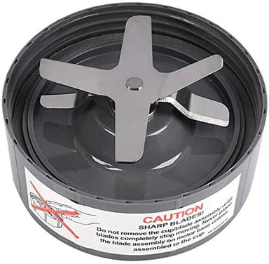 Extractor de reemplazo de la hoja en forma para el original NutriBullet 600W/900W Piezas de recambio Pro con silicona sello de juntas de goma Serie espita Anillo de O para NutriBullet Blender blade