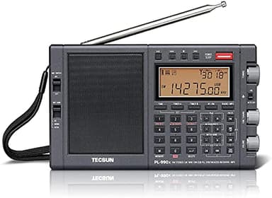 Tecsun PL-990X Receptor Multibanda FM/LW/MW/SW y MP3 de Gama Alta., Gris