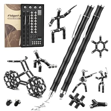 Tigerhu Bolígrafo Magnético, Divertido Juguete Antiestrés ultifunción, Fidget Pen Regalos para Hombres, Mujeres, Niños y Cumpleaños Festival Regalo Adolescentes, Gadgets Tecnologicos