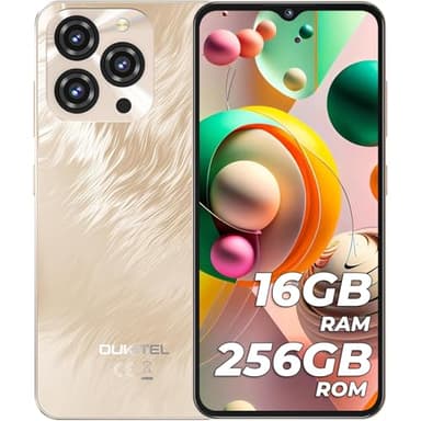 OUKITEL C3 - Smartphone de 16GB+256GB/1TB, 6.52'' HD+, Procesador Octa-Core, 13MP+5MP, 5000mAh, 4G Dual SIM Libre, Compatible con GPS/Reconocimiento Facial/OTG