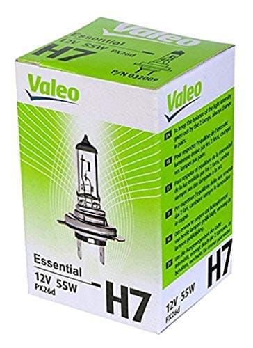 Valeo 032009 Lámpara halógena, H7, Essential, Color Plata, 1 Unidad