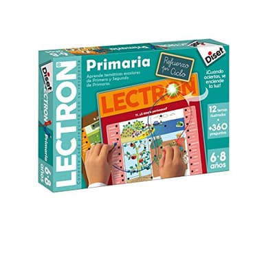 Diset - Lectron Primer ciclo de primaria, Juego educativo de asociar preguntas y respuestas a partir de 6 años