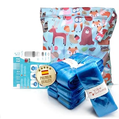 VibeGifting, Pack Ahorro XXL 9 Recambios Papelera Pañales Compatibles con Recambios Tommee Tippee Recambios Universales 10 mt perfumadas anti-olor100% recicladas.Ideales para recién nacidos