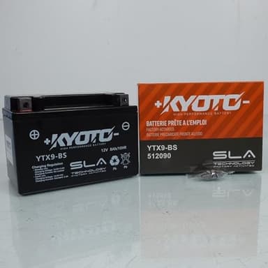 Batteria Kyoto per Quad Suzuki 400 Lt-Z Quadsport 2003-2016 YTX9-BS SLA / 12 V 8 Ah