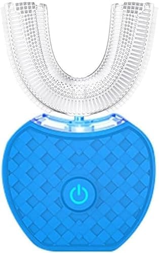 Cepillo De Dientes Sonic Brush V5, Limpieza Automática De 360°, Eléctrico Ultrasónico Inalámbrico for Niños Y Adultos, Cabezal De Silicona De Grado Alimenticio(Blue)