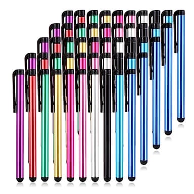 50 Piezas Lápiz Capacitivo para Pantallas táctiles, Mini Lápiz Táctil Capacitivo Universal Stylus Pen para iPad Pro Air Mini Samsung Galaxy Huawei, Todas Las tabletas y Smartphone