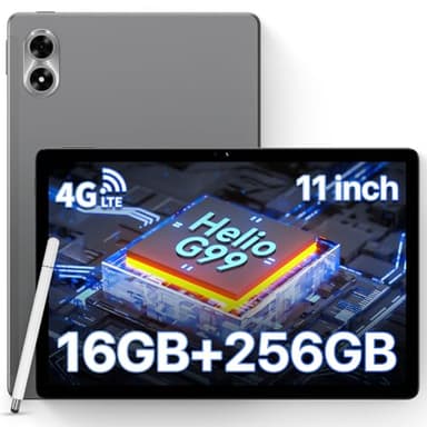 UMIDIGI Tablet 11 Pulgadas, Helio G99 Tablet Android 256GB ROM 1TB TF,16GB Ram,G7 Tab Pro,Octa Core Gaming Tableta,13MP 8MP,Tableta 4G LTE Bluetooth5.2 WiFi GPS,Lapiz,Gris