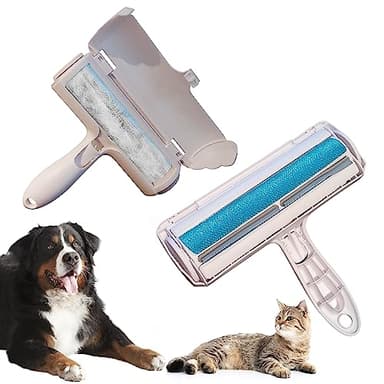 Mili & Leon Rodillo Quita Pelos Mascota, Cepillo de Limpieza quitapelos removedor de Pelaje para Animales, Perro y Gato, Ropa, Muebles, Alfombras y Sofa, Lavable y Reutilizable