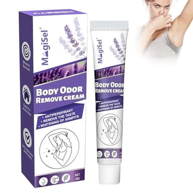 Crema Antitranspirante, Crema Desodorante, Antitranspirante para Aclarar las Axilas, Cómodo refrescante y no pegajoso, Eficaz contra el olor de transpiración, Composición botánica, 20g