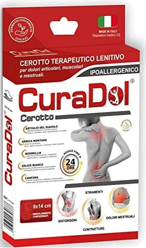Cura Farma - CuraDol Adhesivo Medicado Antiinflamatorio 1 caja de 5 parches
