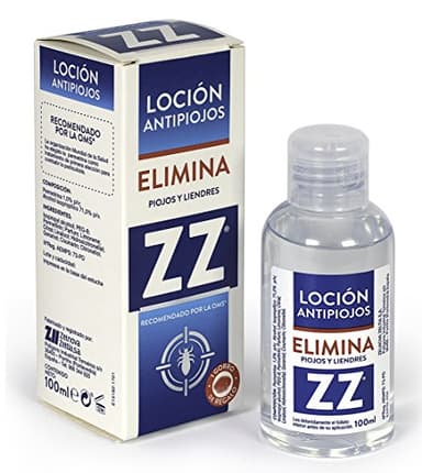 ZZ | Antipiojos | Loción Capilar para Eliminación de Piojos y Liendres | Con Permetrina | Tratamiento Integral | Niños a Partir de 2 Años | 100 ml
